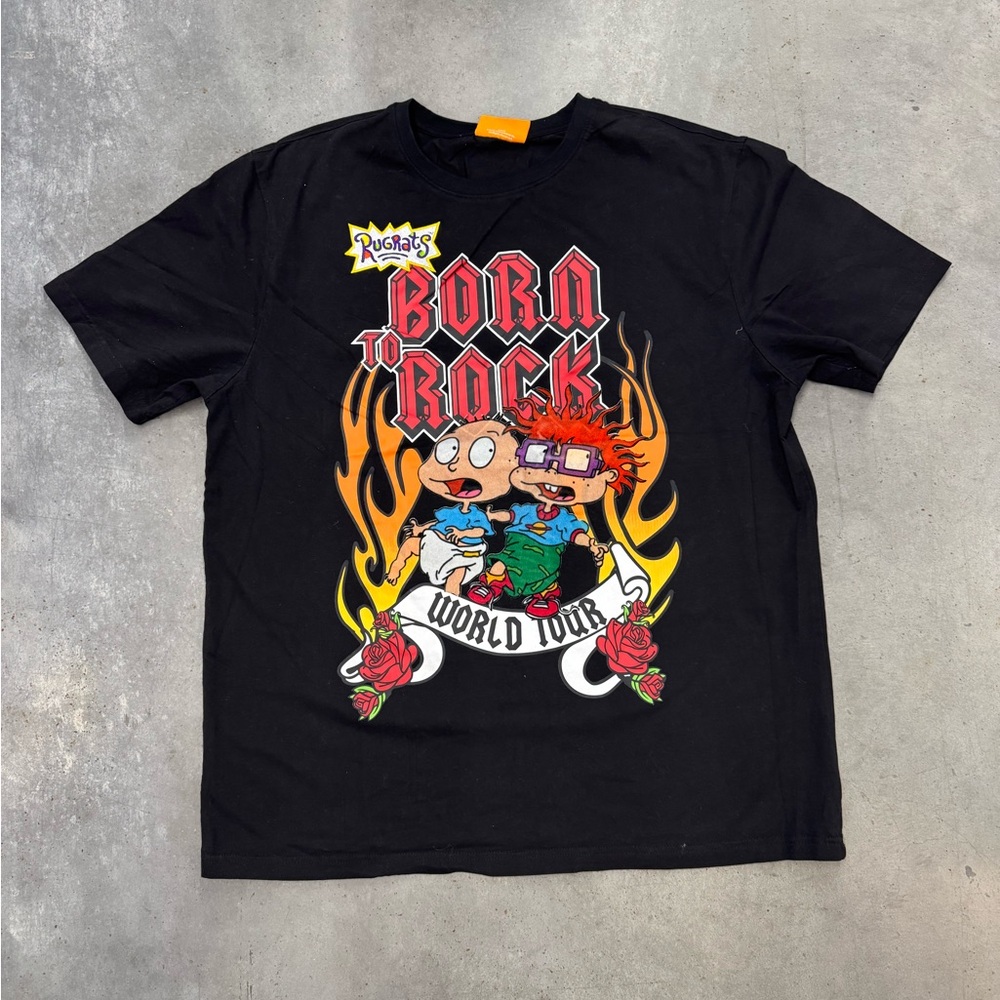 Nickelodeon Rugrats Born to Rock World Tour Graphic Tee | Men’s XXL | Like New